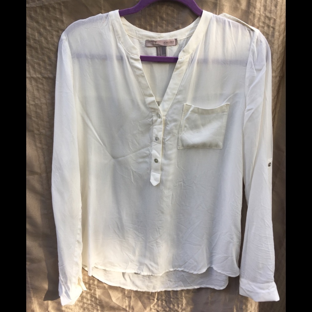 Forever21 Top size M sheer